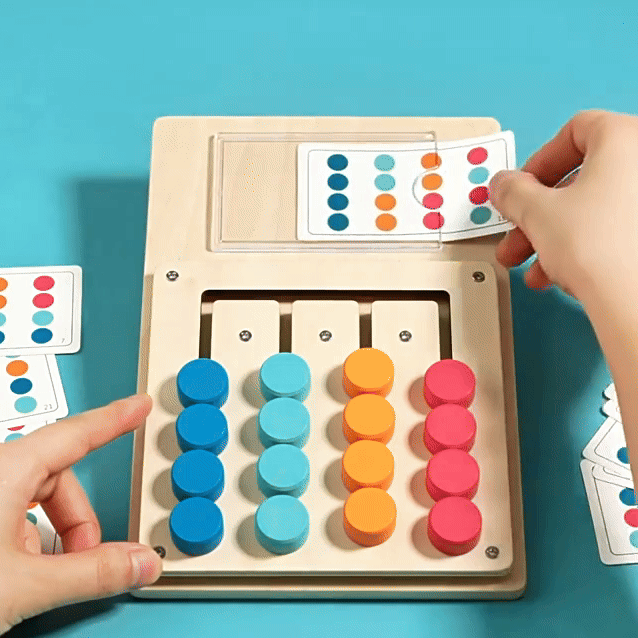 Holz-Farbschiebespiel